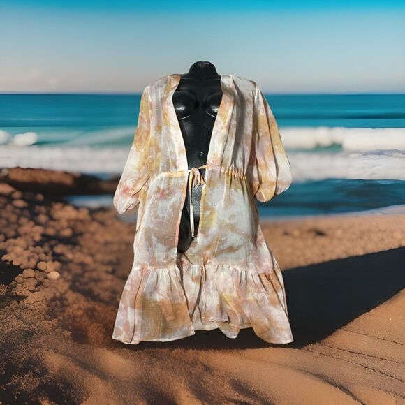 NWT Maurice’s‎ Cover Up 1x Sheer Cinch Tie - Picture 1 of 8